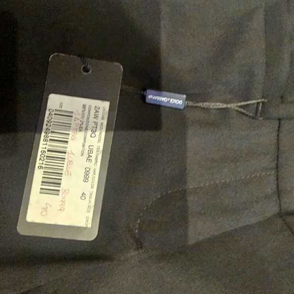 Dolce & Gabbana, Low rise Straight leg Wool Trouser Pants (Italian Size 40/US 4) - Picture 14 of 16